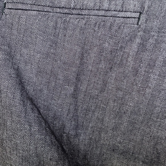 GAP Women's Gray Trousers with Pinstripe- Size 10 - Picture 9 of 13